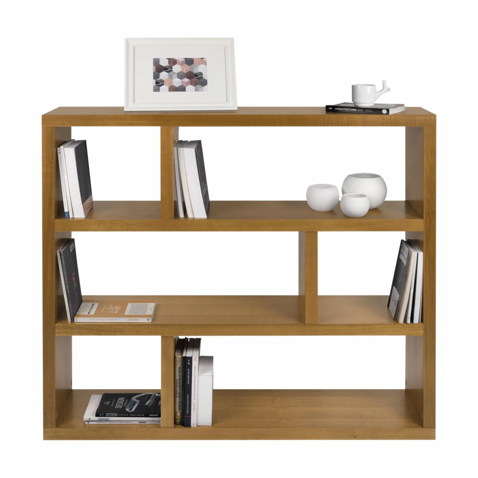 Etagères>Camif Étagère basse Dublin - Placage Mukali