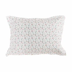 Taies D'Oreiller>Camif Taie d'oreiller coton bio Verlaine - - 50 x 70 cm Blanc