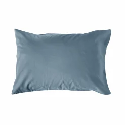 Taies D'Oreiller>Camif Taie d'oreiller coton lin Valentine - - 50 x 70 cm Bleu Gris