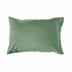 Taies D'Oreiller>Camif Taie d'oreiller coton lin Valentine - - 50 x 70 cm Vert Amande