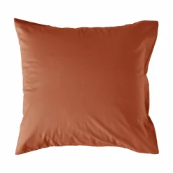 Taies D'Oreiller>Camif Taie d'oreiller coton lin Valentine - - 65 x 65 cm Terracotta