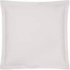 Taies D'Oreiller>Camif Taie d'oreiller percale bio Elise - - Taie d'oreiller 65 x 65 cm Blanc
