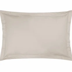 Taies D'Oreiller>Camif Taie percale bio Elise - - Taie d'oreiller 50 x 75 cm Galuchat