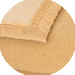 Couvertures>Camif TOISON D'OR Couverture 100% laine Woolmark 500g Volta - - 180 x 240 cm Maïs/Champagne