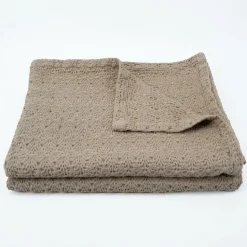 Couvre-Lits>Camif TOISON D'OR Dessus de lit coton stone-washed Bari - - 180 x 250 cm Dune