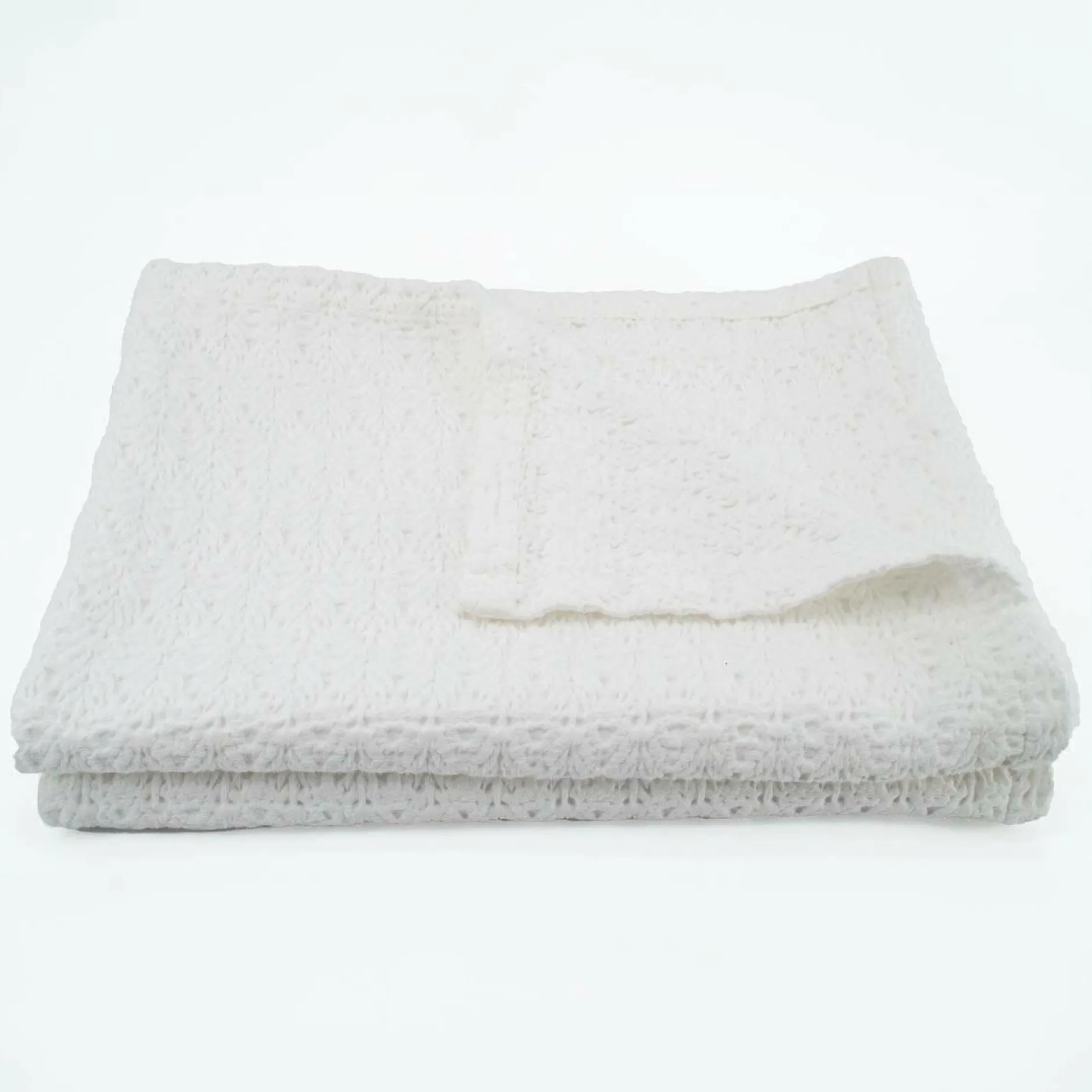 Couvre-Lits>Camif TOISON D'OR Dessus de lit coton stone-washed Bari - - 180 x 250 cm Blanc
