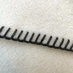 Plaids|Plaids>Camif TOISON D'OR Plaid laine Aspen - - 180 x 240 cm Fil gris