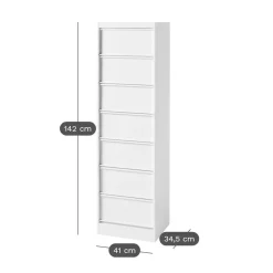 Meubles De Rangement Bureau|Meubles De Rangement Bureau>Camif TOLIX Caisson de rangement CC7 - Brun Noir