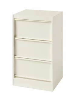 Meubles De Rangement Bureau|Meubles De Rangement Bureau>Camif TOLIX Caisson de rangement CC3 - Blanc Perlé