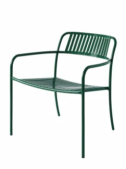Fauteuils De Jardin>Camif TOLIX Fauteuil lounge lames Patio - Vert Mousse