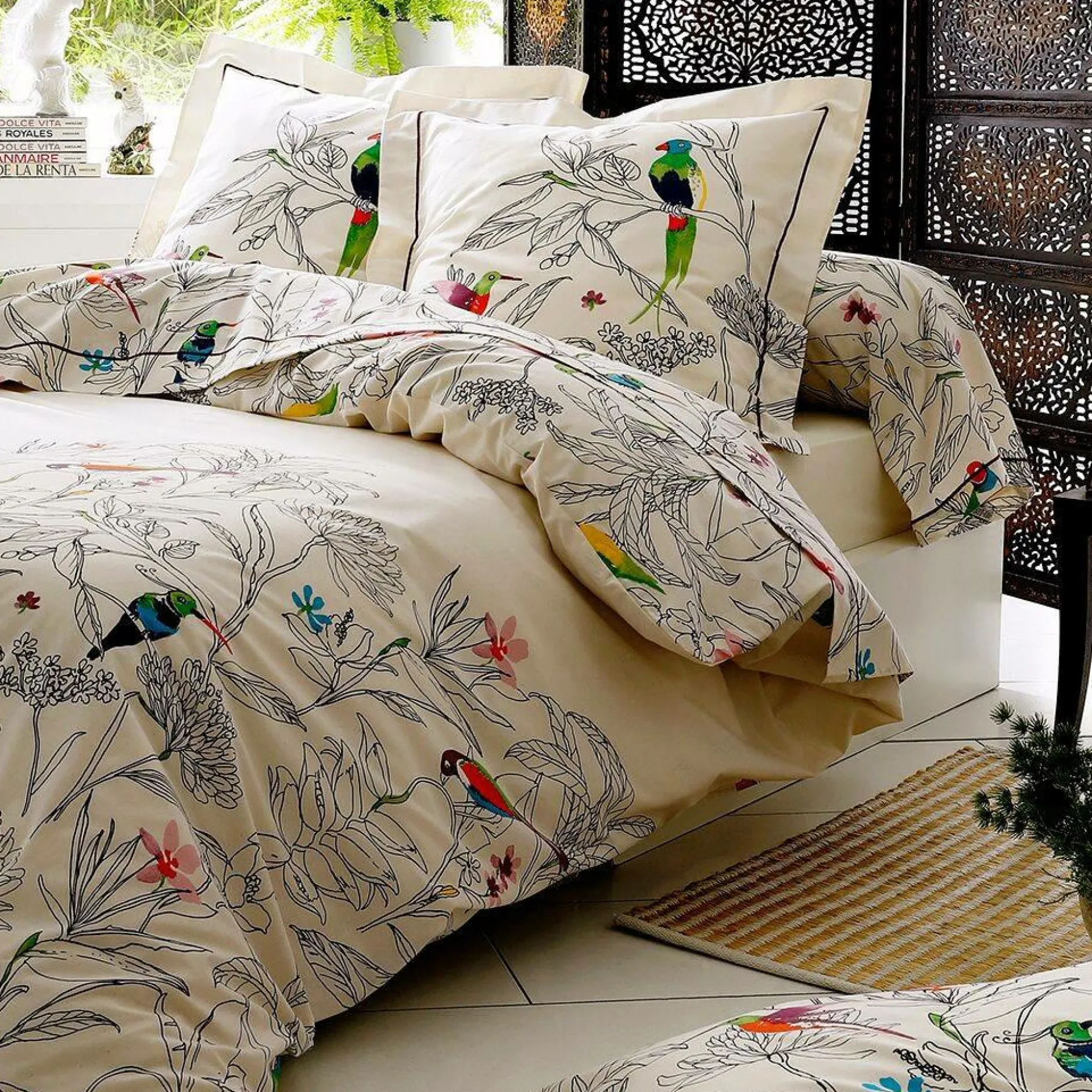 Housses De Couette|Taies D'Oreiller>Camif TRADILINGE Housse de couette coton brut Amazonia - 200 x 200 cm