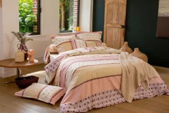 Taies D'Oreiller>Camif TRADILINGE Taie de traversin coton Inouk - - 86 x 140 cm Rose