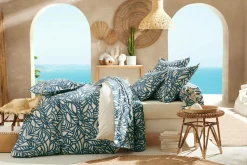 Taies D'Oreiller>Camif TRADILINGE Taie d'oreiller coton Séréna - - 50 x 70 cm Blue