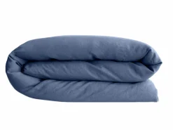 Housses De Couette>Camif VENT DU SUD Housse de couette lin lavé Salomé - - 260 x 240 cm Bleu Indigo