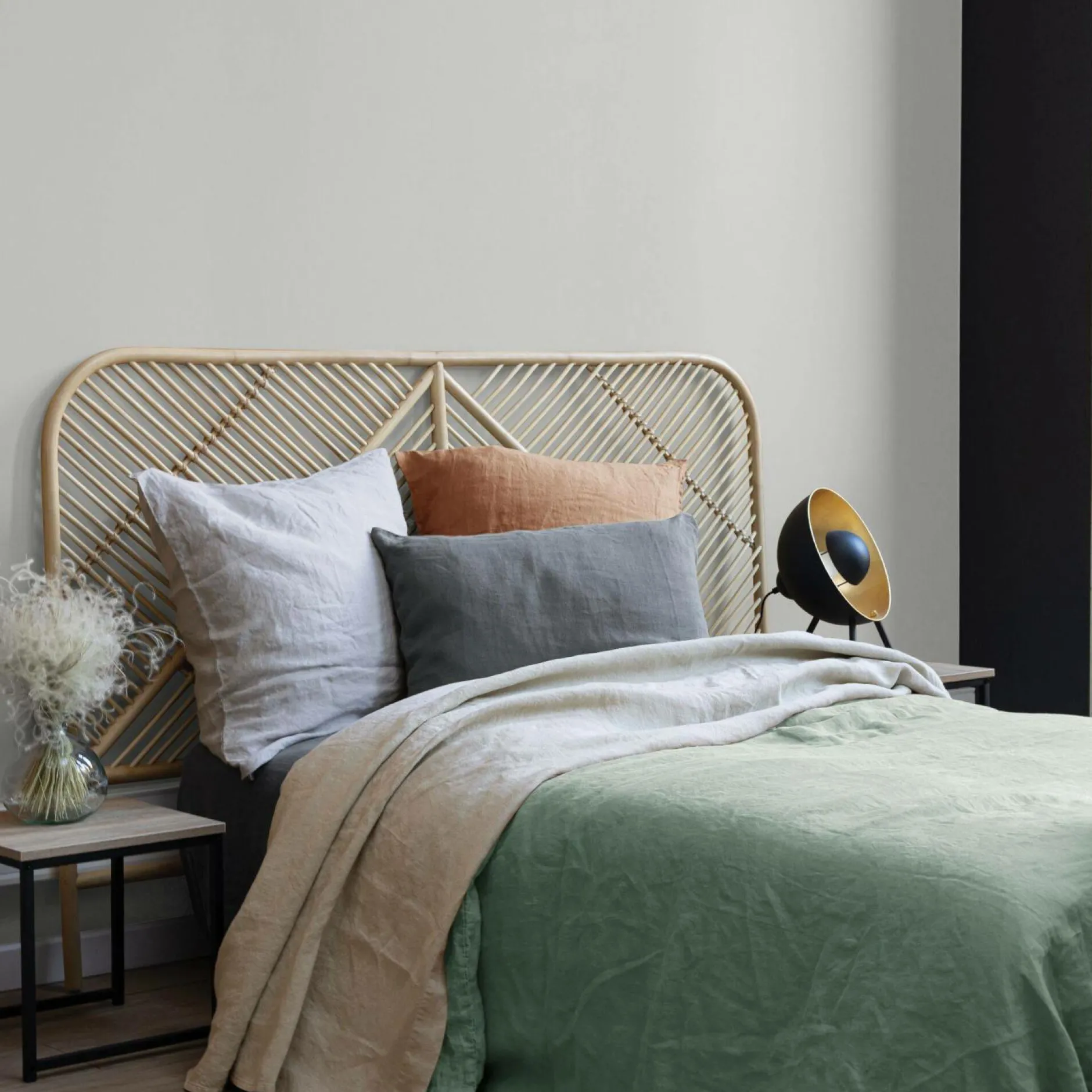 Draps>Camif VIVARAISE Drap chanvre Kala - Sauge