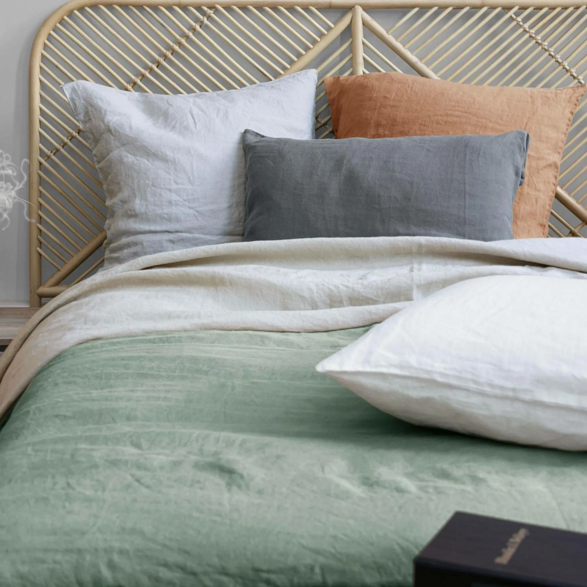 Draps>Camif VIVARAISE Drap chanvre Kala - Sauge