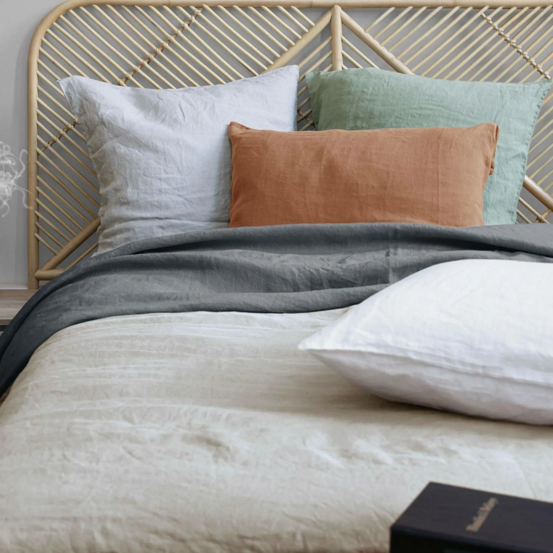 Housses De Couette>Camif VIVARAISE Housse de couette chanvre Kala - - 240 x 220 cm Lin