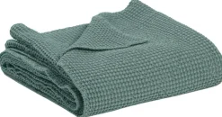 Couvre-Lits>Camif VIVARAISE Jeté de lit Maia - - 260 x 260 cm - Jeté de lit Vert de gris