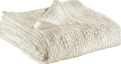 Couvre-Lits>Camif VIVARAISE Jeté de lit Tana - - 180 x 260 cm - Jeté de lit Craie