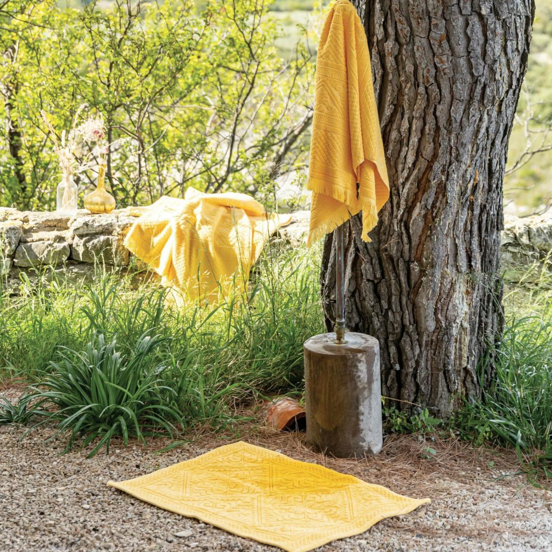 Serviettes De Bain>Camif VIVARAISE Serviette invité Zoé - - Serviette invité 30 x 50 cm Carbone